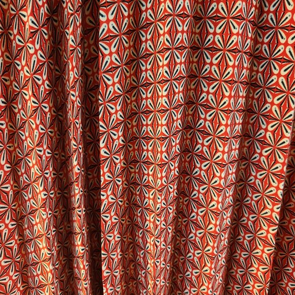 Max Studio Red, white, Blue pleated skirt, L NWT - Picture 4 of 15